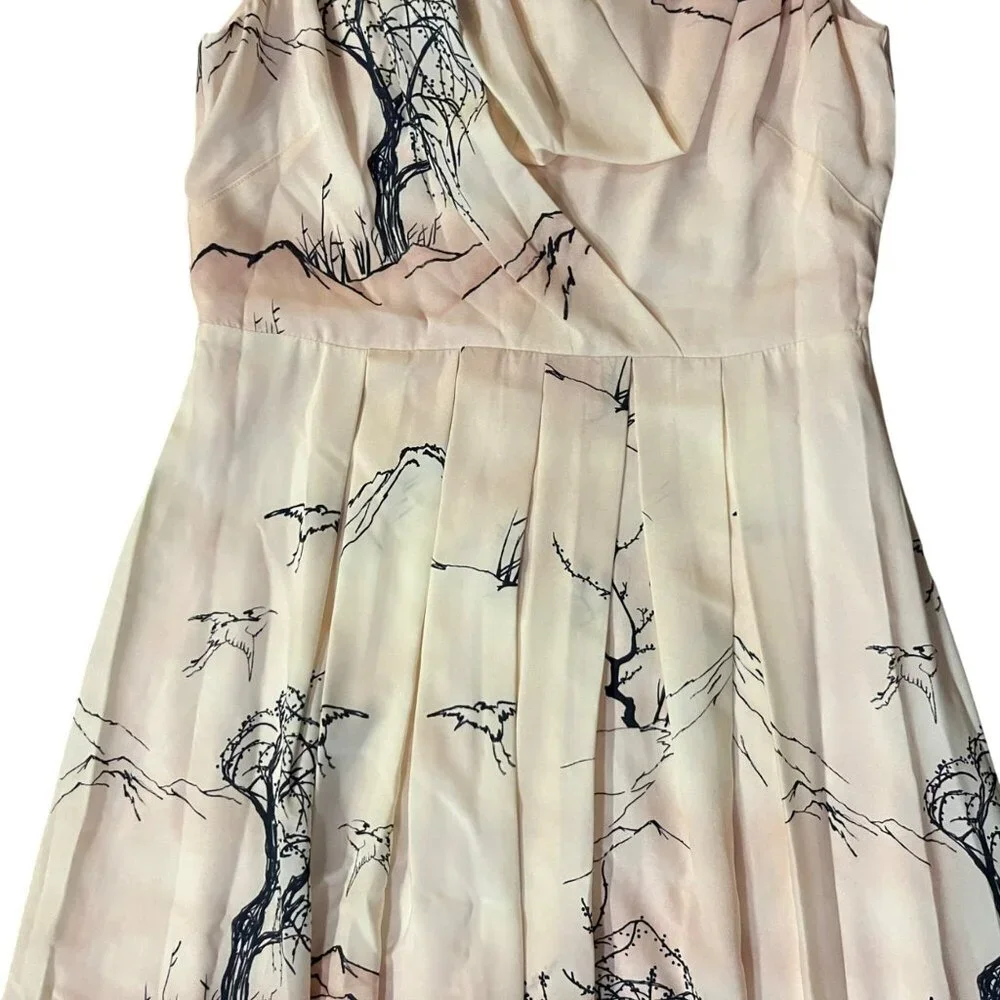 Eva Franco Anthropologie Maxi Dress 12 Used Pink Blue Gradient - Picture 6 of 12